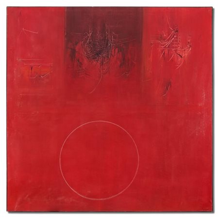 Emilio Scanavino "Dall'alto in basso" 1963
olio su tela
cm 195x195
Firmato in ba