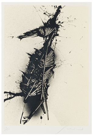 Emilio Scanavino (1922 - 1986) 
Composizione astratta