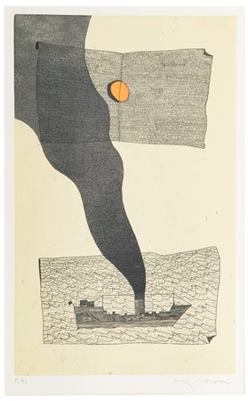 Francesco Casorati Pavarolo (1934 - 2013) 
Composizione astratta, 1990