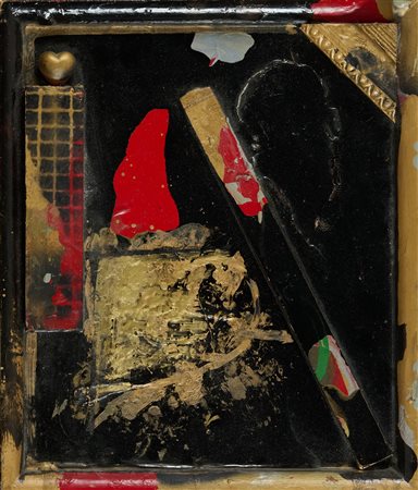 Giosetta Fioroni (Roma, 1932 - ) Destino Madrid 2006 Olio ed applicazioni su...