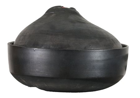 Emilio Scanavino (Genova, 1922 - Milano, 1986) Pane 1967 Terracotta policroma...