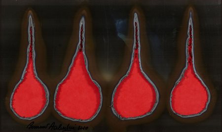 Bernard Aubertin (Fotenay aux Roses, 1934 - 2015) Fer brûlè 2010 Lamiera...