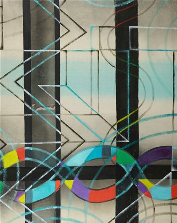 Marcello Jori (Merano, 1951 - ) Senza titolo 1987 Acrilico su tela cm....