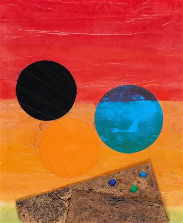 Roberto Crippa (Monza (Mi), 1921 - Bresso (Mi), 1972) Senza titolo Sughero e...