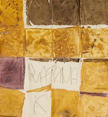 Renata Boero (Genova, 1936 - ) Ratana K Anni '70 Olio e tecnica mista su tela...