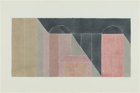 Giuseppe Uncini (Fabriano, 1929 - 2008) Senza titolo 1980 Acquerello su carta...
