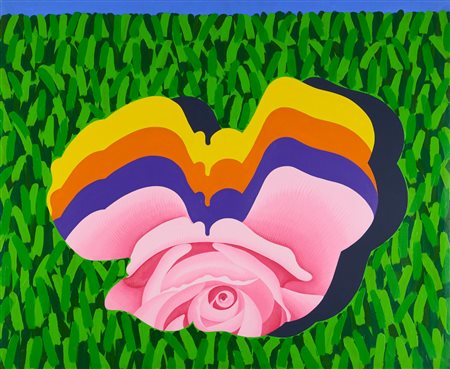 Concetto Pozzati (Vò di Padova, 1935 - Bologna, 2017) La rosa è la rosa? 1970...