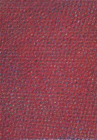 Piero Dorazio (Roma, 1927 - 2005) Reticolo 1961 Pastello e inchiostro su...