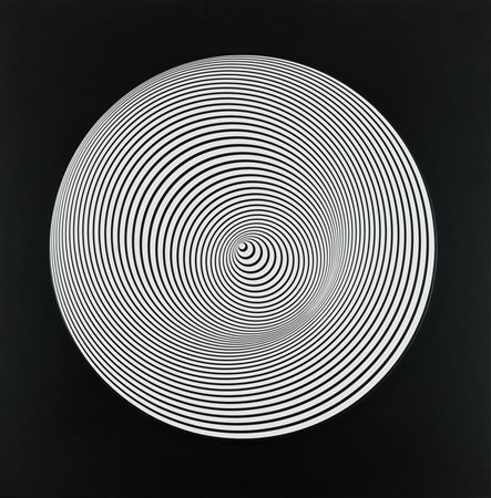 Marina Apollonio (Trieste, 1940 - ) Dinamica circolare 6S+40 righe 1966-2007...