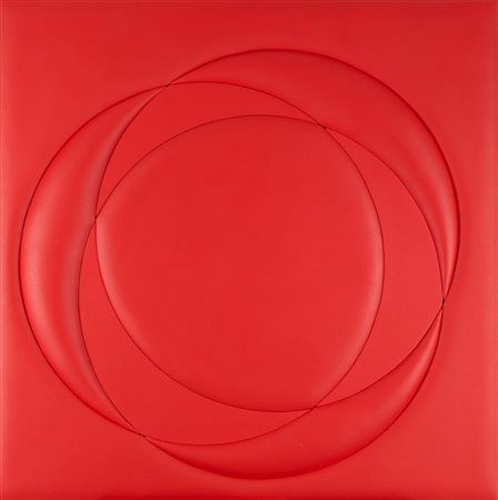 Samuele Ventanni (Umbertide, 1986 - ) Introiezzione rossa Tecnica mista su...