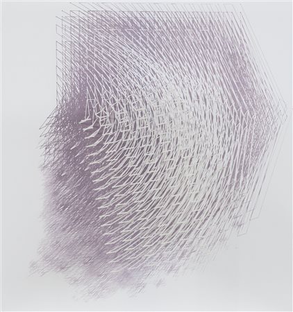 Emanuela Fiorelli (Roma, 1970 - ) " Texture box 6 " 2017 Plexiglas filo...