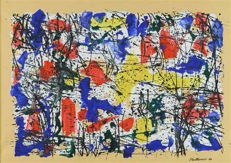 Luigi Montanarini (Firenze, 1906 - Roma, 1998) Senza titolo 1984 Tempera su...