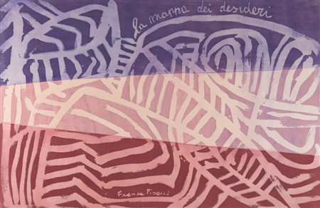 Franca Pisani (Grosseto, 1956 - ) La mappa dei desideri 2010 Ossidi e lacca...