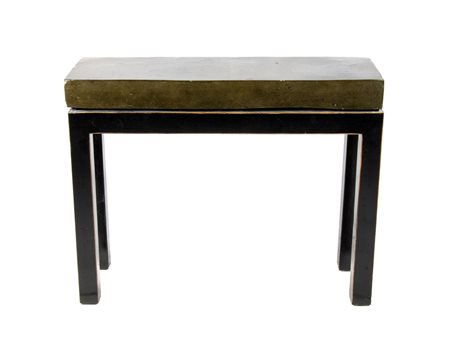 Console cinese con piano in pietra XX secolo Altezza x larghezza x...