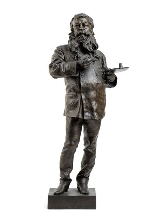 VINCENZO GEMITO (firma_di) (Napoli, 1852 - 1929) Scultura in bronzo...