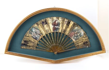 Ventaglio francese (?) in bachelite Inizio XX secolo Dimensioni ventaglio...