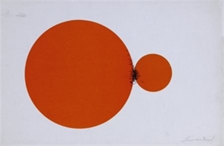 SCANAVINO EMILIO (Genova 1922 - Milano 1986 ) “Senza titolo” 1970 Tecnica...