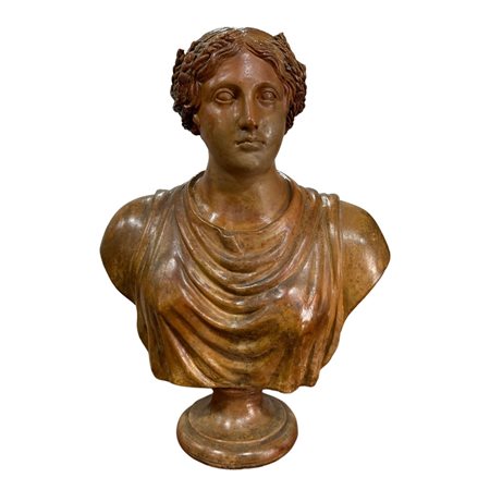 Scultura, periodo XVIII/XIX secolo raffigurante Busto di donna. Dimensioni:...