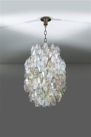 PAOLO VENINI<BR>Lampadaro mod. Poliedri