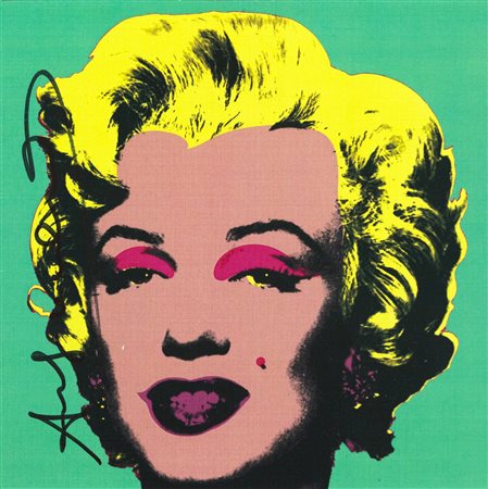 ANDY WARHOL Marilyn invitation, 1981