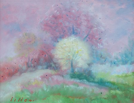 UMBERTO LILLONI Bosco nel Canton Ticino, 1971