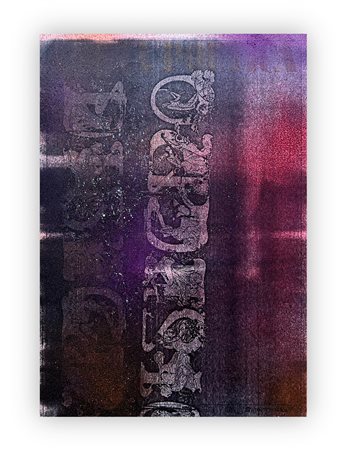 JULIAN BLAINE (1942) - Surimpression au xeros teint 19, 1984