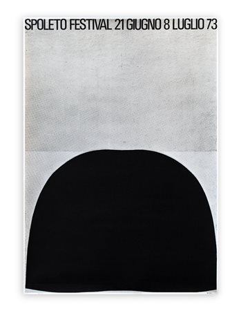 ALBERTO BURRI - Spoleto Festival, 1973