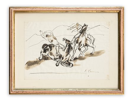 FELICE CARENA (1879-1966) - Senza Titolo