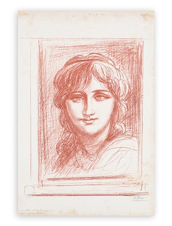 ACHILLE FUNI (1890-1972) - Senza Titolo, 1964