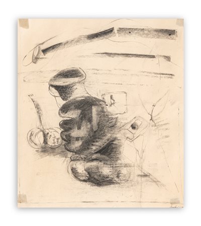 CESARE LUCCHINI (1941)- Senza  Titolo, 1974