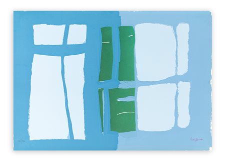 ANTONIO CORPORA (1909-2004) - Voies de la couleur - Signes du silence, 1972