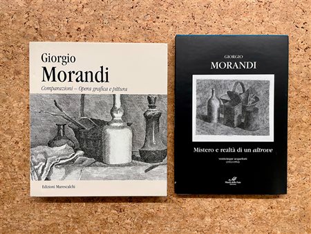 GIORGIO MORANDI - Lotto unico di 2 cataloghi