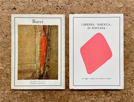 LUCIO FONTANA E ALBERTO BURRI - Lotto unico di 2 cataloghi
