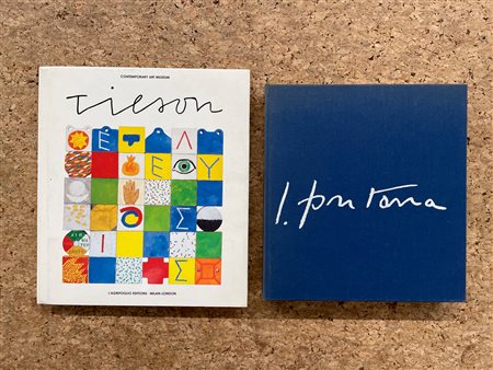 LUCIO FONTANA E JOE TILSON - Lotto unico di 2 cataloghi