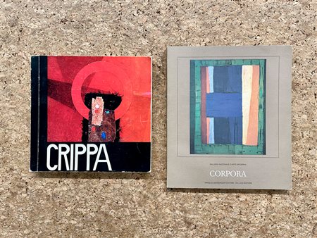 ANTONIO CORPORA E ROBERTO CRIPPA - Lotto unico di 2 cataloghi