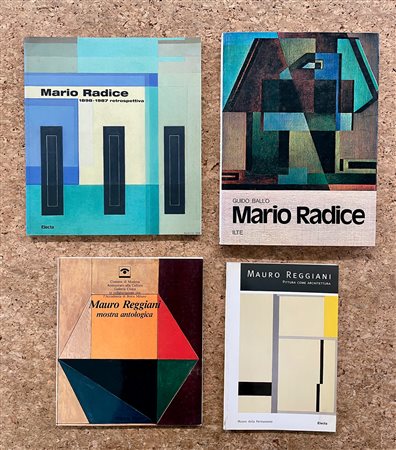 MAURO REGGIANI E MARIO RADICE - Lotto unico di 4 cataloghi