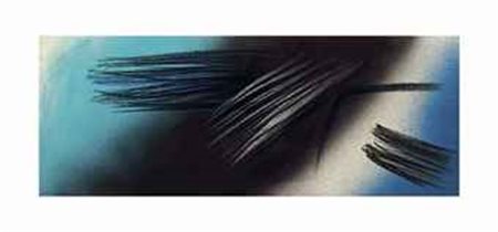 Hans Hartung (1904-1989) T 1961-48 acrilico su tela cm 50,2x129,8 Eseguito...