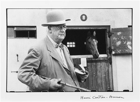 Henri Cartier-Bresson "At the Curragh Racecourse" anni '70
gelatin silver print