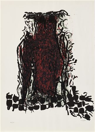 JEAN PAUL RIOPELLE "Hibou VI" (1970)
litografia a colori
cm 75x53
Firmato e nume