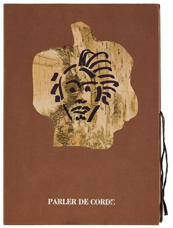 JEAN PAUL RIOPELLE "Parler de corde" 1972
cartella completa di 13 litografie
cm