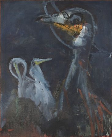 Bernd Koberling "Senza titolo" 1982
olio su tela
cm 130x162
Firmato e datato 82