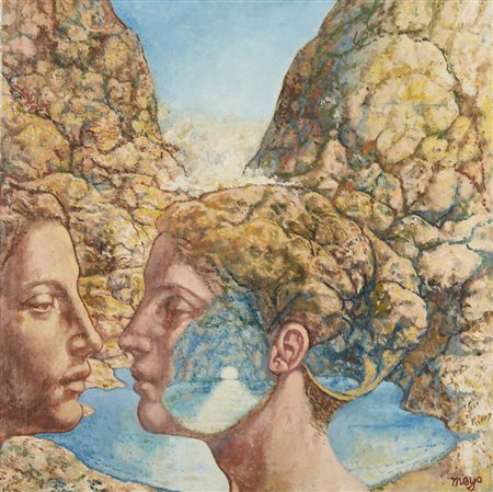 MAYO ANTOINE (1905 - 1990) - GROTTA AZZURRA,1981.