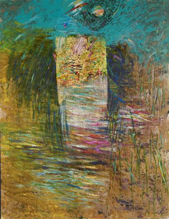 DOVA GIANNI (1925 - 1991) - LUCI SUL LAGO, 1989.