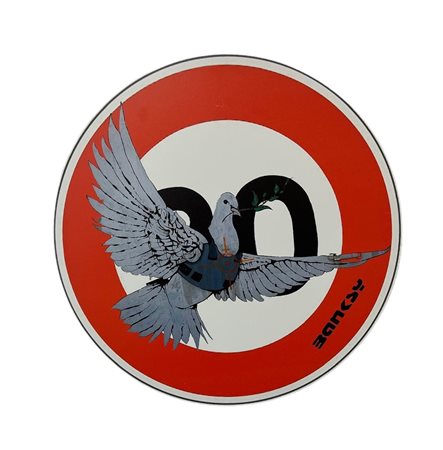 Banksy (after) “Armoured Dove” 