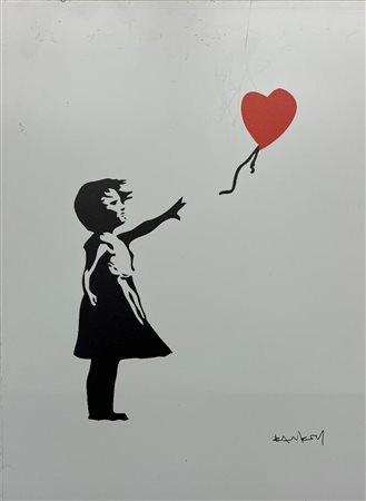 Banksy (after) “Girl with balloon” 