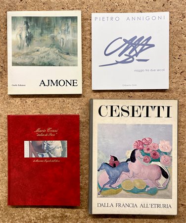 PITTURA FIGURATIVA ITALIANA - Lotto unico di 4 cataloghi