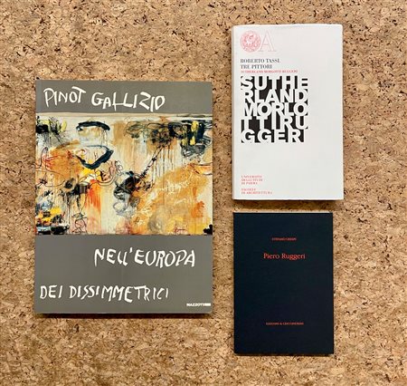 PIERO RUGGERI E PINOT GALLIZIO - Lotto unico di 3 cataloghi