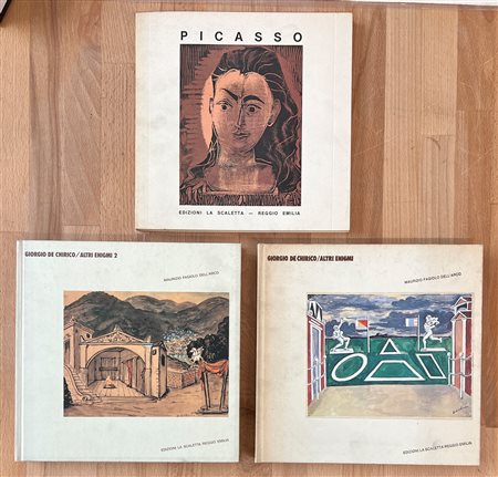 EDIZIONI LA SCALETTA, REGGIO EMILIA (DE CHIRICO E PICASSO) - Lotto unico di 3 cataloghi