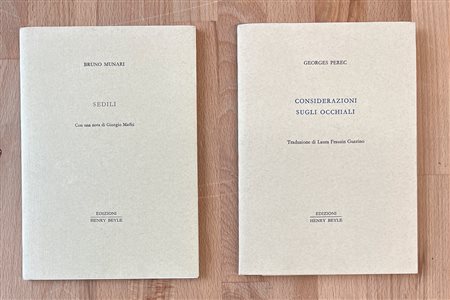 EDIZIONI HENRY BEYLE - Lotto unico di 2 piccole edizioni