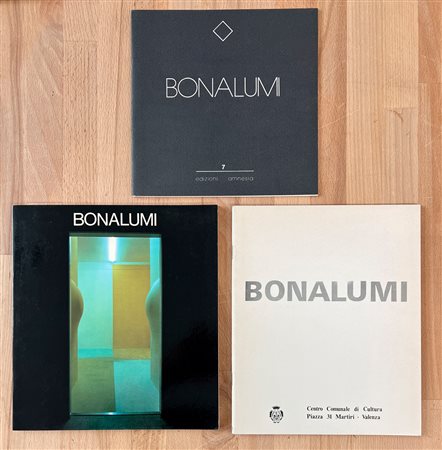 AGOSTINO BONALUMI - Lotto unico di 3 cataloghi